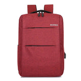 Polyester Waterproof USB Charging Laptops Backpack Business Laptop Backpack Bag - Zeprah