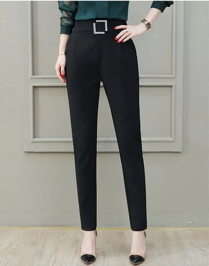 Popular Harem Pants High - waisted Suit Pants Casual Long Pants - Zeprah