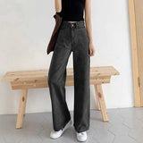 Popular Jeans Straight - legged Slimming Slacks Versatile Long Pants - Zeprah