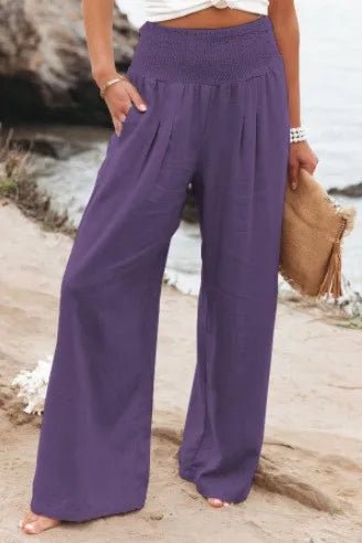 Popular Long Pants Lightweight Classic Straight - Leg Trousers Modern Slacks - Zeprah