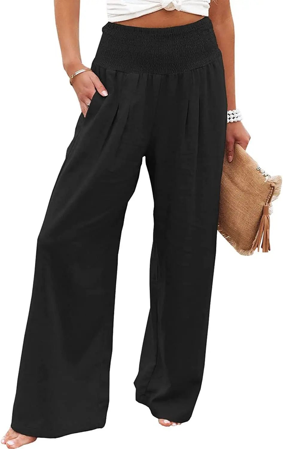 Popular Long Pants Lightweight Classic Straight - Leg Trousers Modern Slacks - Zeprah