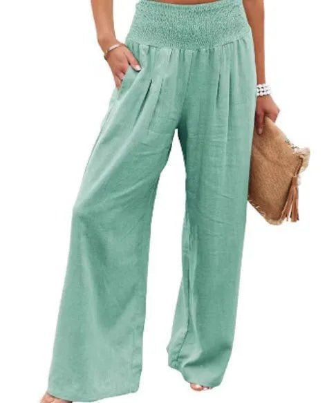 Popular Long Pants Lightweight Classic Straight - Leg Trousers Modern Slacks - Zeprah