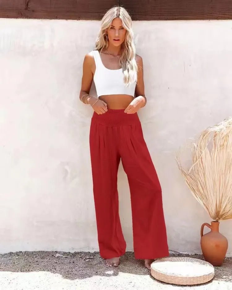 Popular Long Pants Lightweight Classic Straight - Leg Trousers Modern Slacks - Zeprah