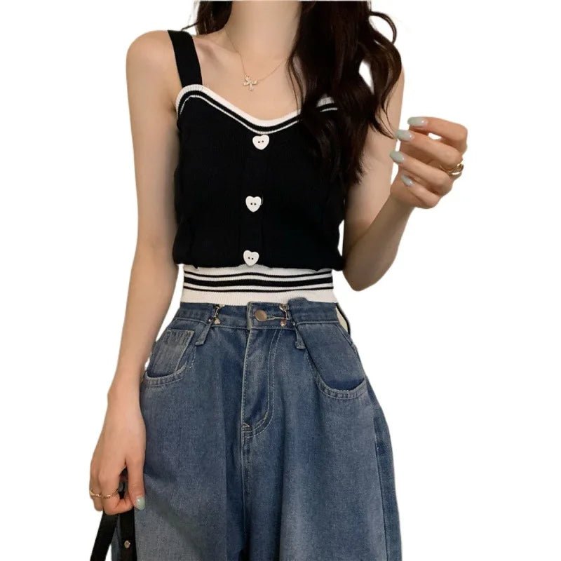 Popular Women Tank Top Knitted Camisole Best Sale Cropped Tank Tops - Zeprah