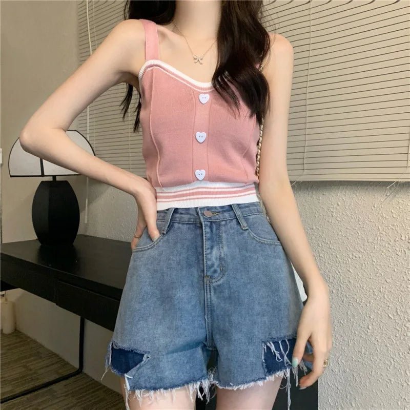 Popular Women Tank Top Knitted Camisole Best Sale Cropped Tank Tops - Zeprah