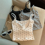 Popular Women's Tanks Camis Fashionable Simple Halter Top Going Out Camisole - Zeprah