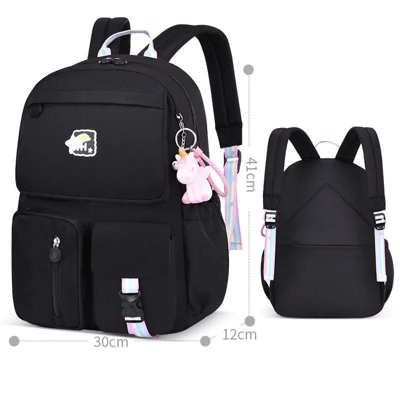 Primary Students School Bags Lightweight Backpacks High Quality Girl Polyester - Zeprah