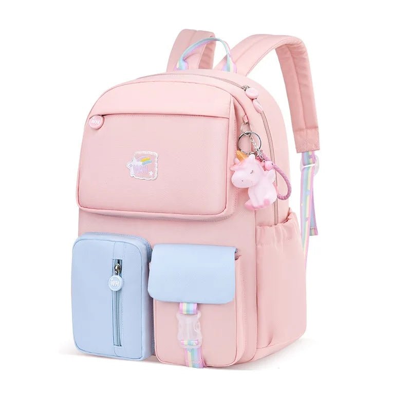 Primary Students School Bags Lightweight Backpacks High Quality Girl Polyester - Zeprah