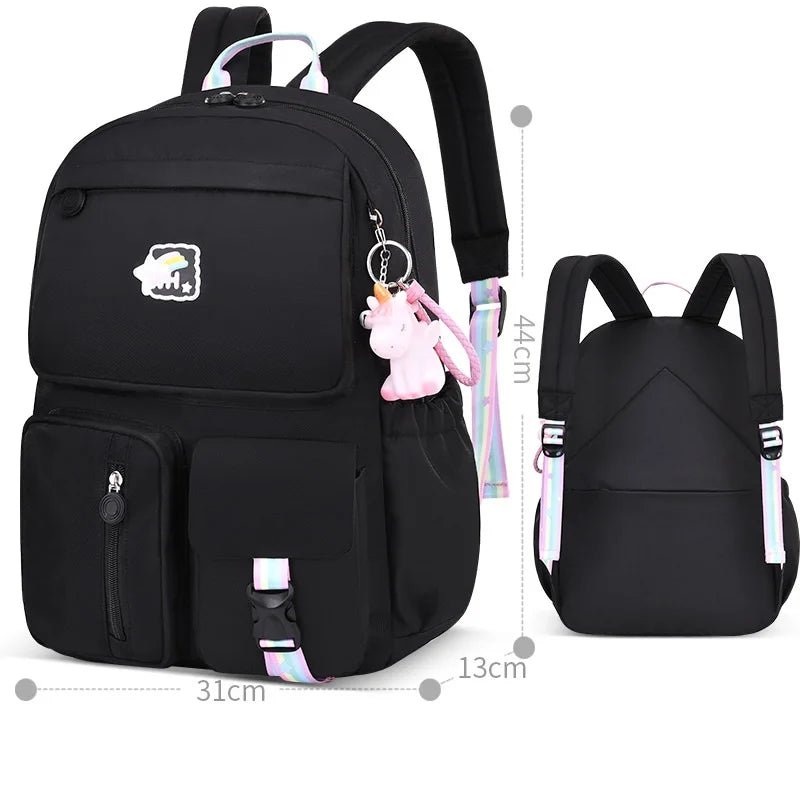 Primary Students School Bags Lightweight Backpacks High Quality Girl Polyester - Zeprah