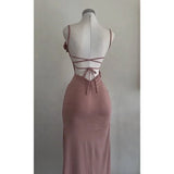 Pure Desire Backless Three - dimensional Flower Sling Dress New Women's Summer Niche Design Waist Hip Tube - length Dress - Zeprah