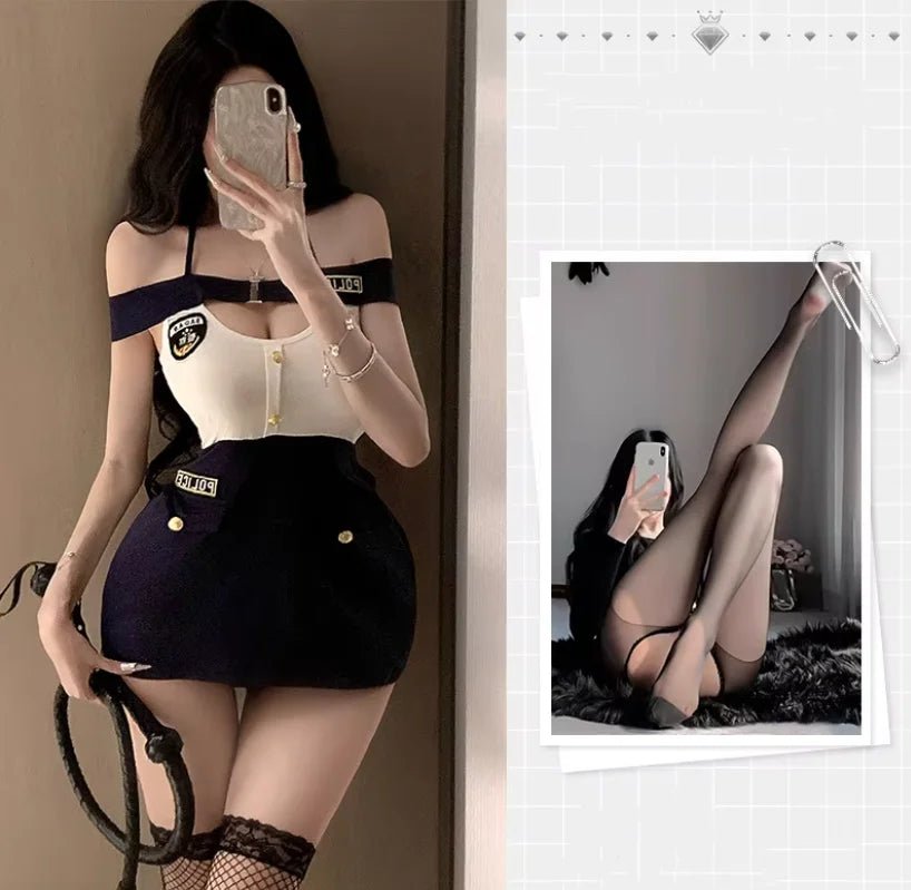 Pure Sex Lingerie Queen Suit Night Tight Role Playing Sexy Cos Royal Sister Uniform - Zeprah