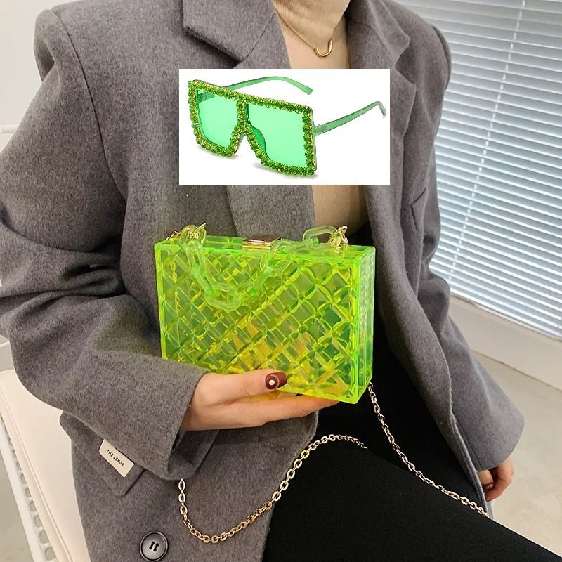 Purses for Women Designer Handbags Matching Purse and Glasses Set Bulks of Women Sunglasses and Purse Set - Zeprah