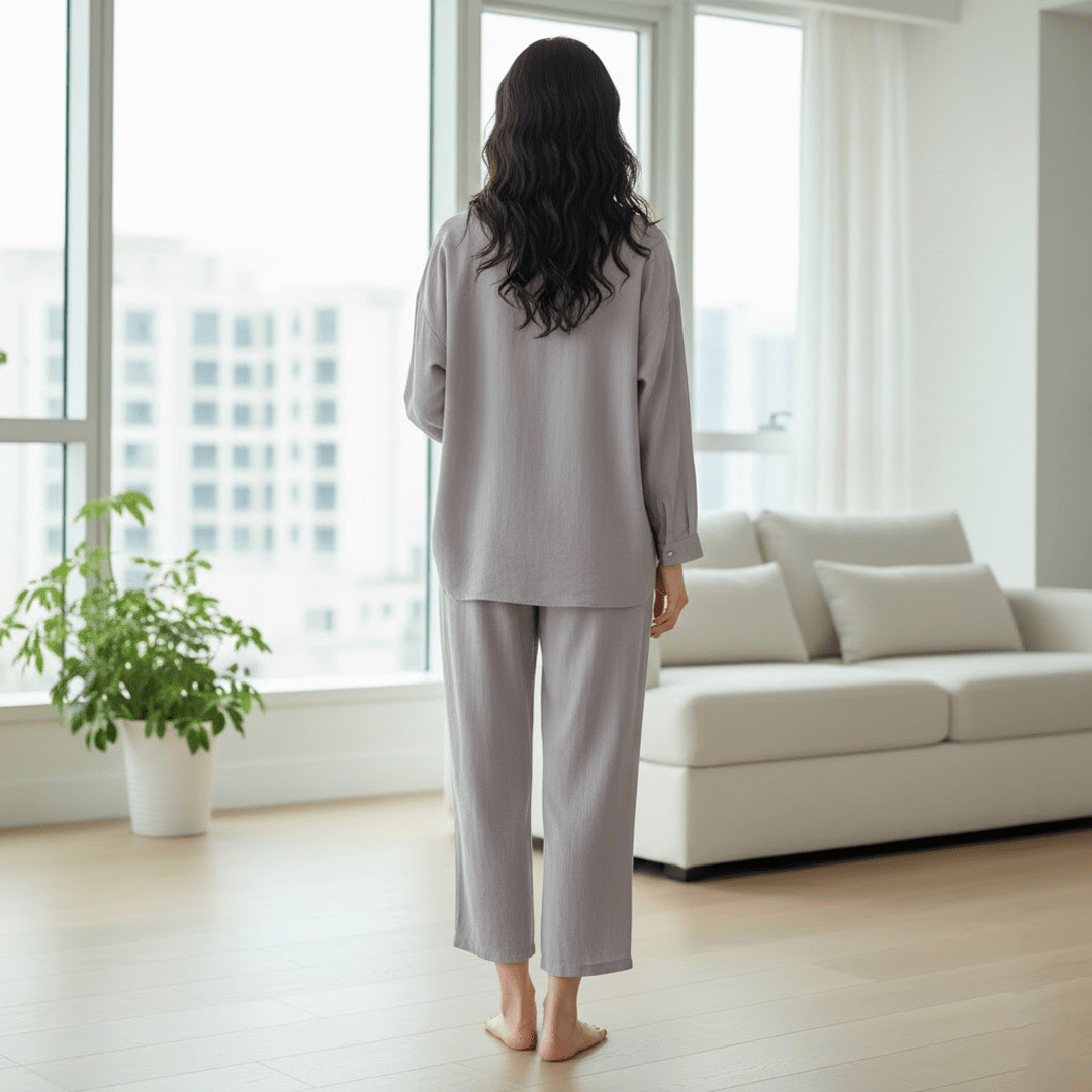 Relaxed Lounge Set – Casual Linen - Blend Style - Zeprah