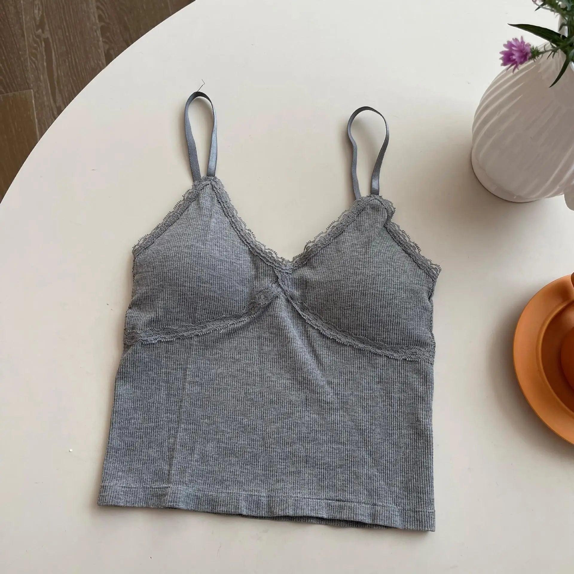 Removable Pad Sexy Crop Top Camisoles Women's tank Tops - Zeprah
