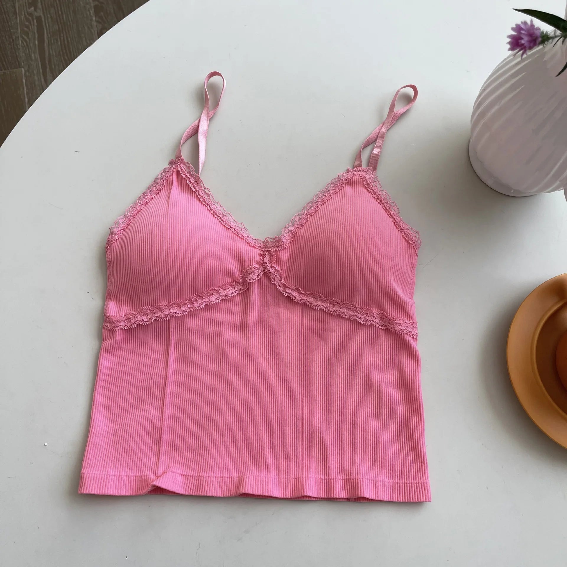 Removable Pad Sexy Crop Top Camisoles Women's tank Tops - Zeprah