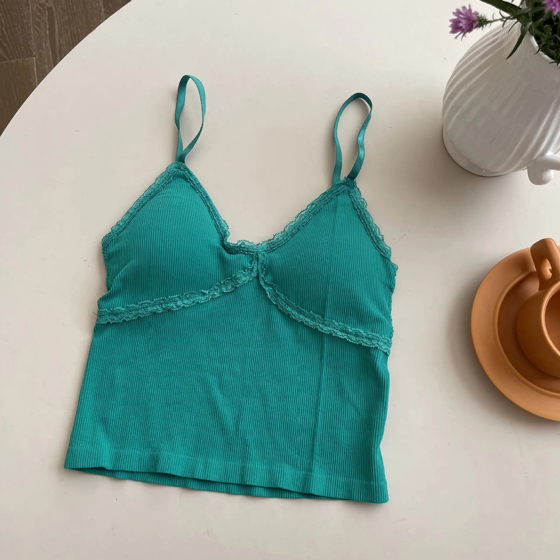 Removable Pad Sexy Crop Top Camisoles Women's tank Tops - Zeprah