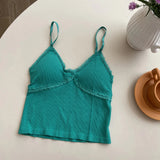 Removable Pad Sexy Crop Top Camisoles Women's tank Tops - Zeprah