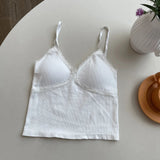 Removable Pad Sexy Crop Top Camisoles Women's tank Tops - Zeprah