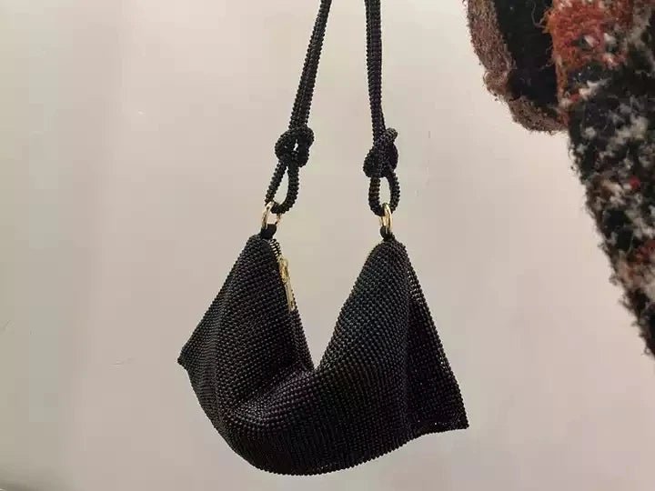 Rhinestone Purse for Women Evening Bag Sparkly Hobo Bag for Vacation Evening Bag - Zeprah