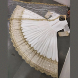 3 pc sequence Embroidery long Chiffon Maxi