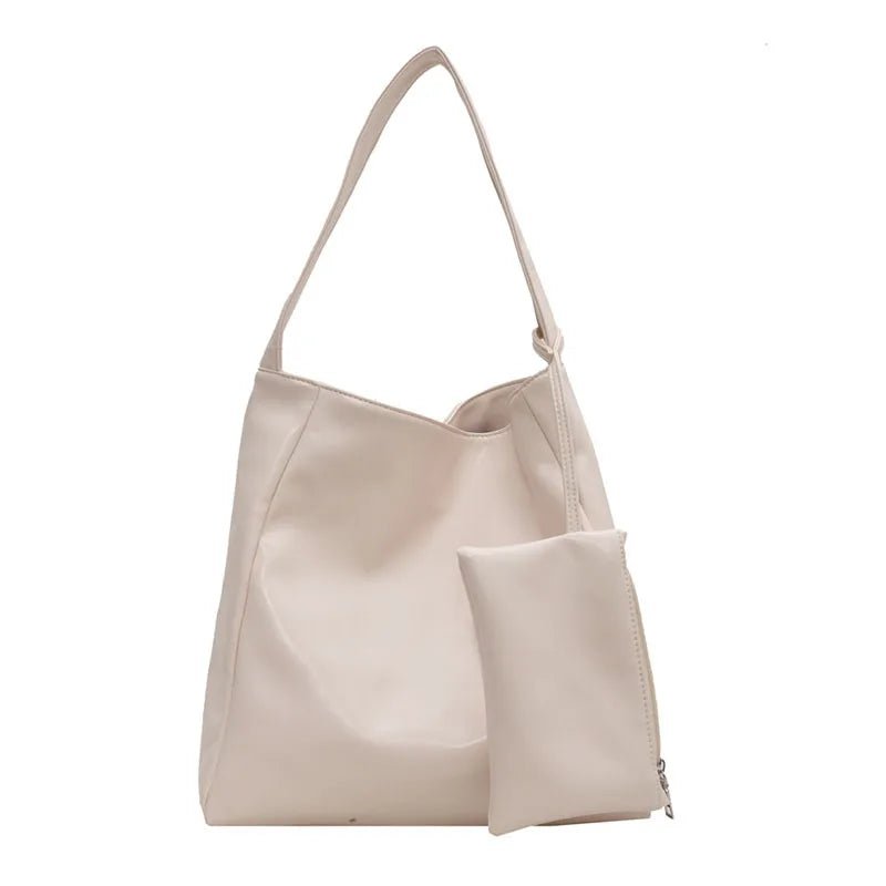 Sac a Main Femme Large Capacity Leather Combo Luxury Handbags for Women Fashion Shoulder Armpit Purses Ladies Hand Bags - Zeprah