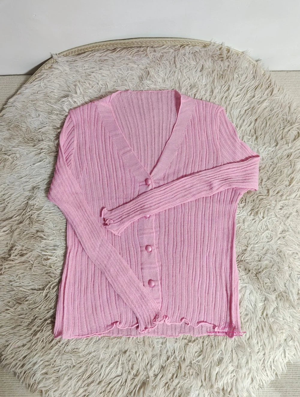 Selvedge Knit Cardigan Top Solid Crop Top Ice Silk Sun protection Smock Top - Zeprah