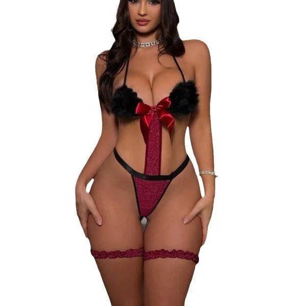 Sex Underwear Three - point Cat Girl Bed Teasing Suit Seductive Sexy - Zeprah