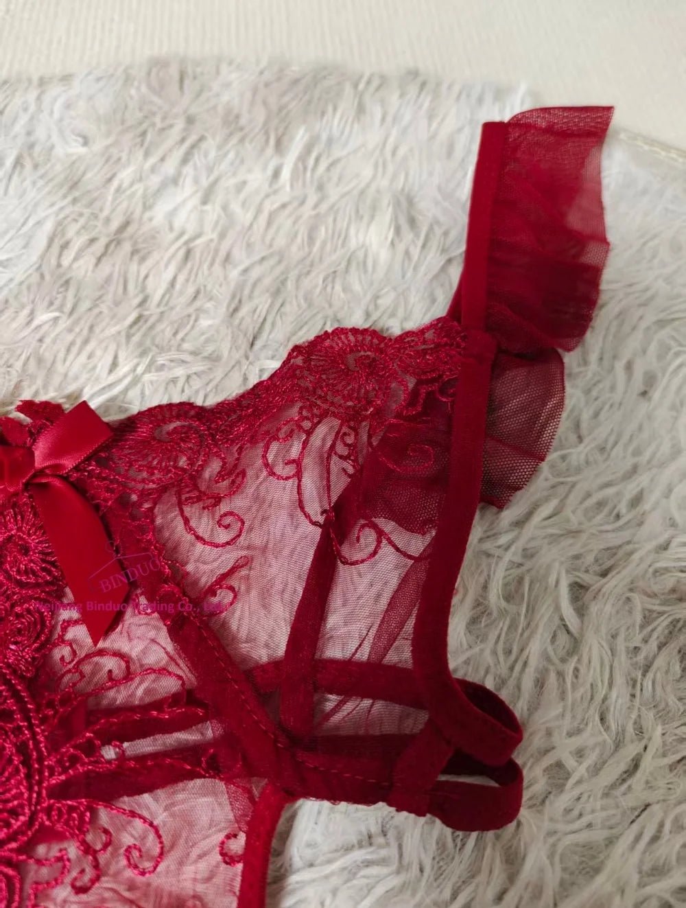 Sexy Lingerie Sexy Lace Temptation Jumpsuit Women's Open Small Chest Uniform Temptation Pajamas - Zeprah