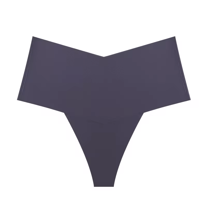 Sexy Mid - Rise Thong | Breathable Quick Dry Polyester Lace Accents - Zeprah