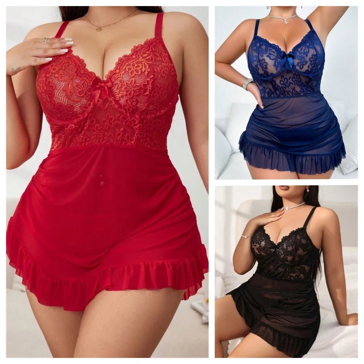 Sexy Underwear Polyester for Europe America Lace Temptation See - through Steel Bracket - Zeprah