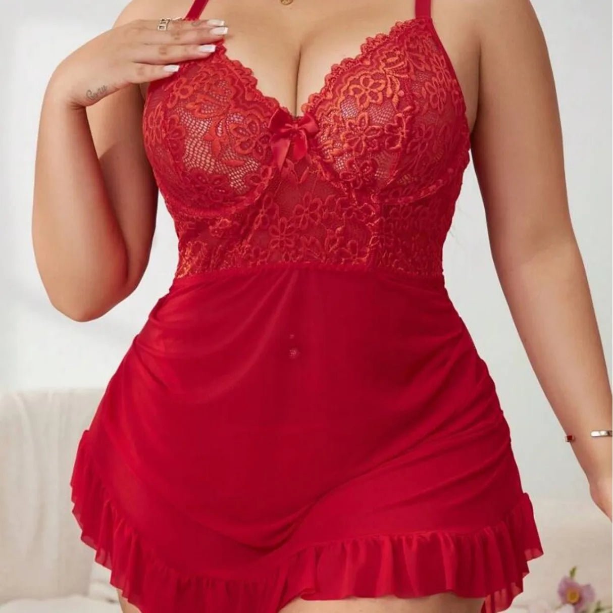 Sexy Underwear Polyester for Europe America Lace Temptation See - through Steel Bracket - Zeprah
