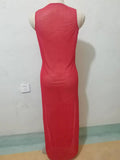 Sexy Underwear Women's Lingerie European American Style Mesh See - through Lace Slit Long Skirt Thin - Zeprah