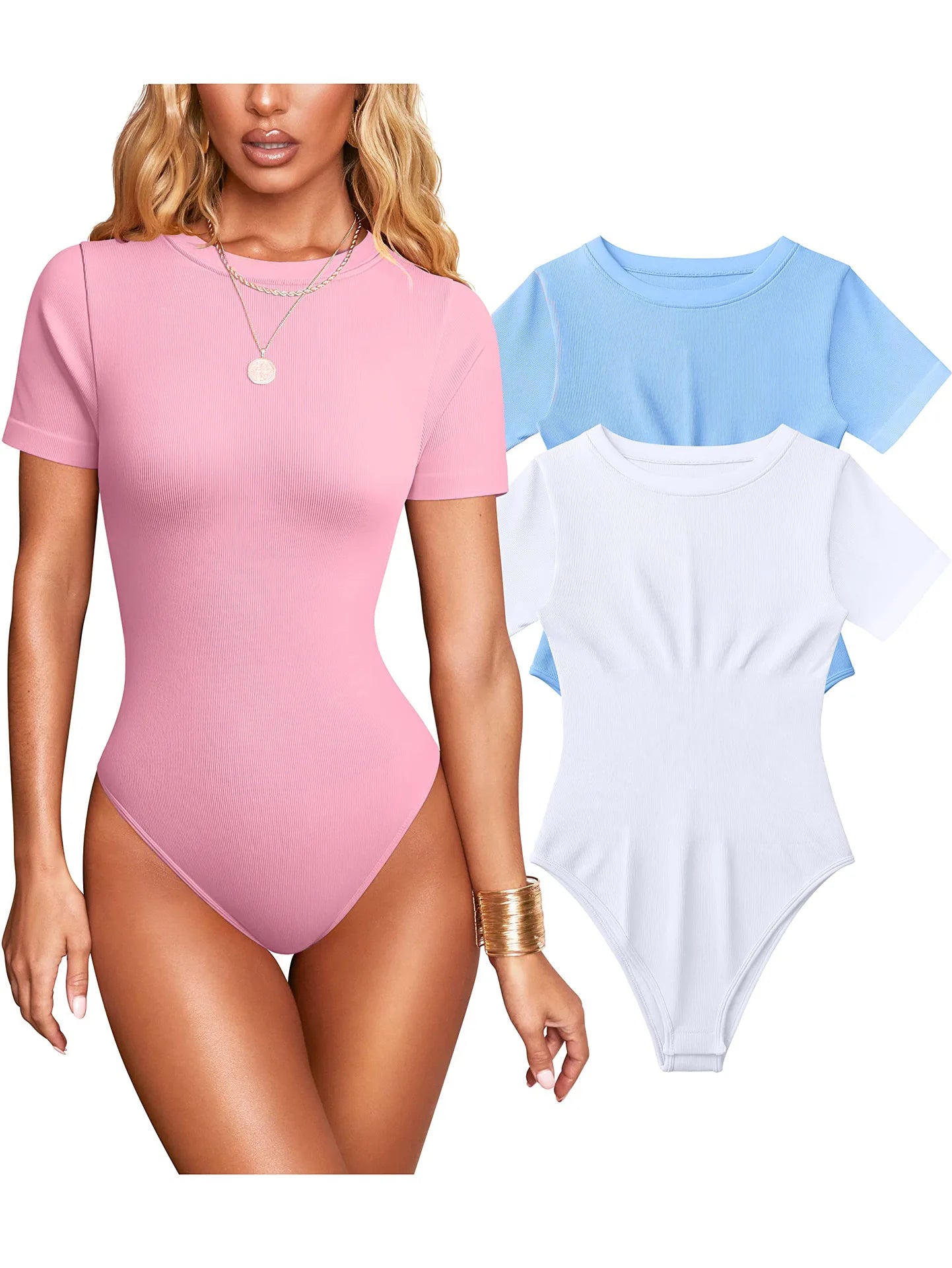 Short - sleeved Bodysuit Top Sexy Ladies Romper Women's Jumpsuit - Zeprah