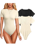 Short - sleeved Bodysuit Top Sexy Ladies Romper Women's Jumpsuit - Zeprah