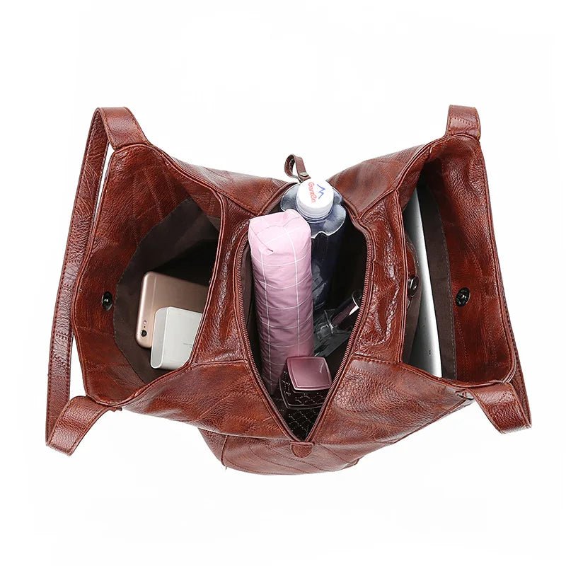 Shoulder Bag Handbags Bucket Tote Bags Leather Women Bucket Bag Ladies - Zeprah