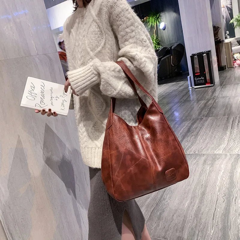 Shoulder Bag Handbags Bucket Tote Bags Leather Women Bucket Bag Ladies - Zeprah