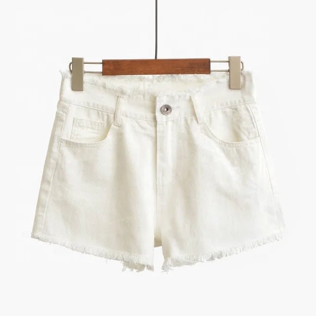 Simple Denim Shorts slimming Hot Pants Summer Girl Shorts - Zeprah
