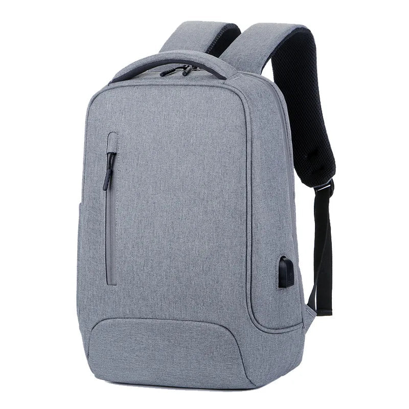 Simple Fashionable Unisex Oxford Waterproof Computer Backpack with USB Large Capacity for Outdoor Travel & Business Use - Zeprah