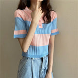 Simple Short - sleeved Blouse Lightweight Tops for Women Best - selling Short - Sleeved Tee - Zeprah