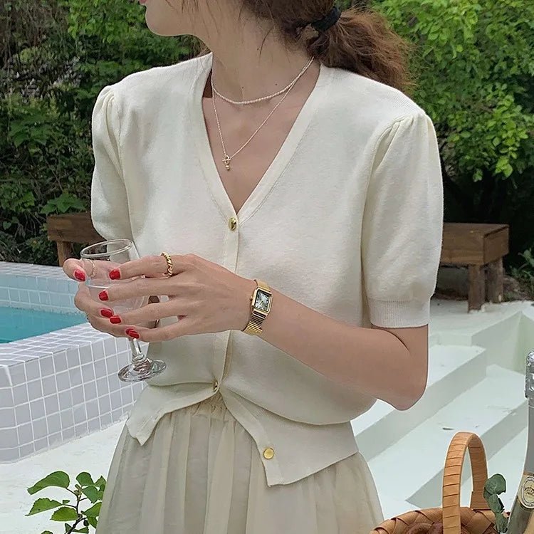 Simple Short - sleeved Blouse Lightweight Tops for Women Best - selling Short - Sleeved Tee - Zeprah