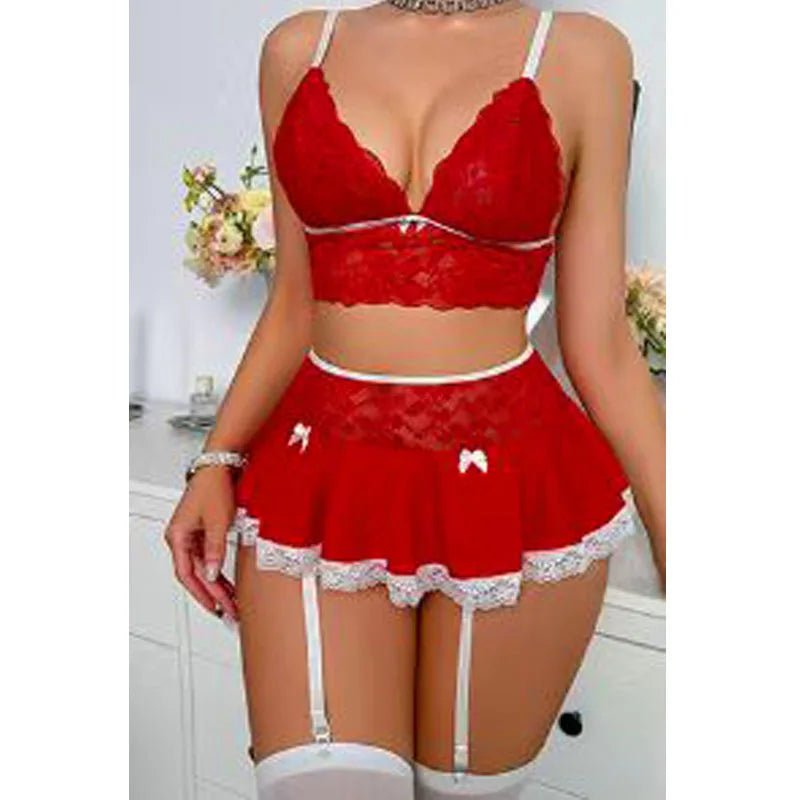 Sixy Girl Video Hot 18 Uniform Suit Sexy Xxx See - Through Lingerie Set Tail Sexy Costumes - Zeprah