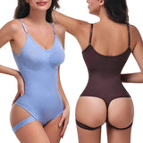 Slim - fit Body Shaper for Women Plus Size Jumpsuit Snap Button Shapewear - Zeprah
