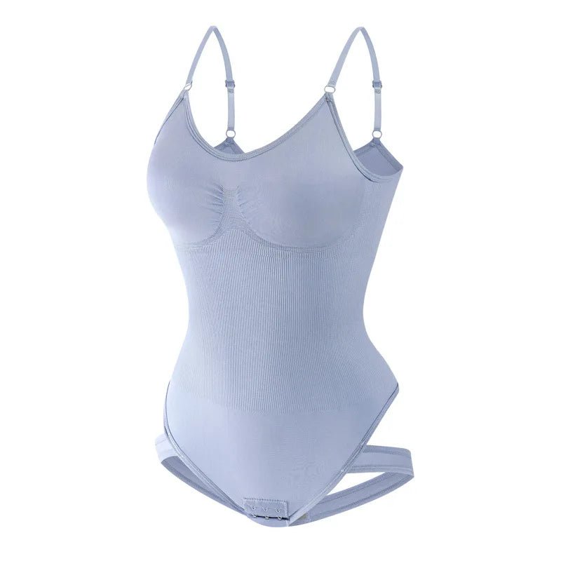 Slim - fit Body Shaper for Women Plus Size Jumpsuit Snap Button Shapewear - Zeprah