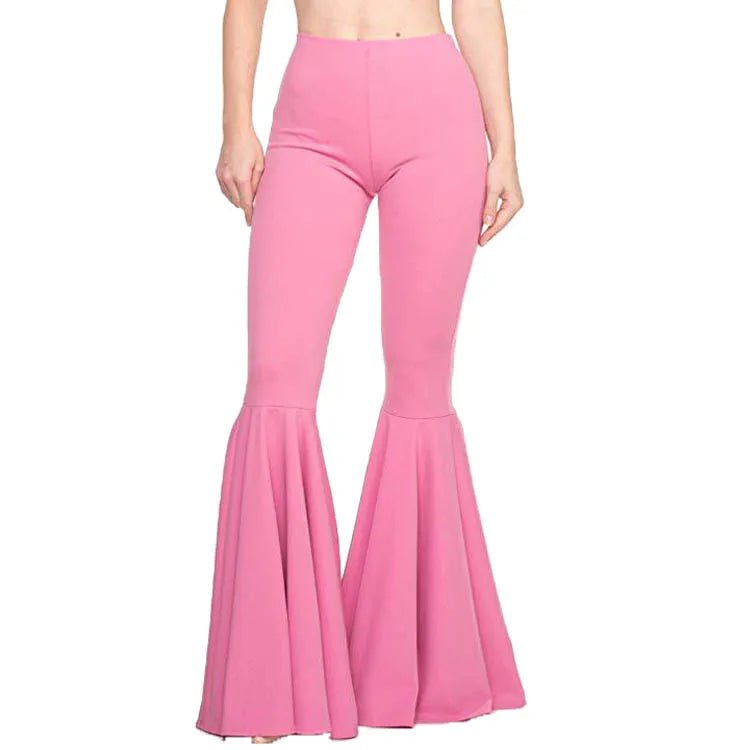 Slim - fit Long Pants Trendy Stretch Trousers Mermaid Flare Trousers - Zeprah