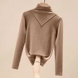 Slim - Fit Mock Neck Base Layer T-Shirt | Warm Autumn/Winter Inner Wear Spandex/Poly - Zeprah