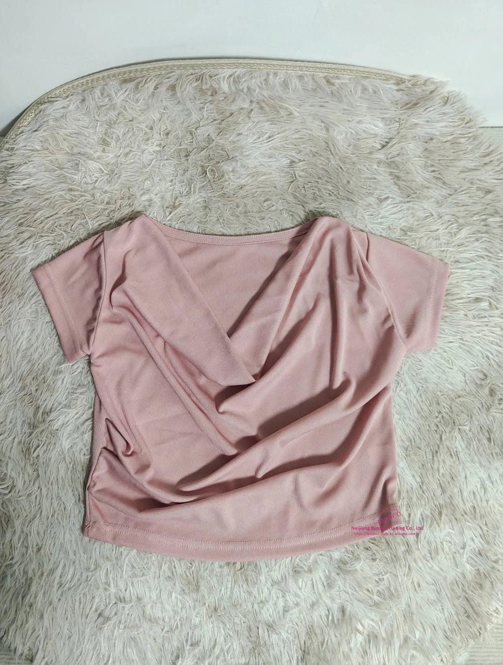 Slim - fit Women's Clothing Straight Shoulder Tops for Women Solid Short - Sleeved Tee - Zeprah