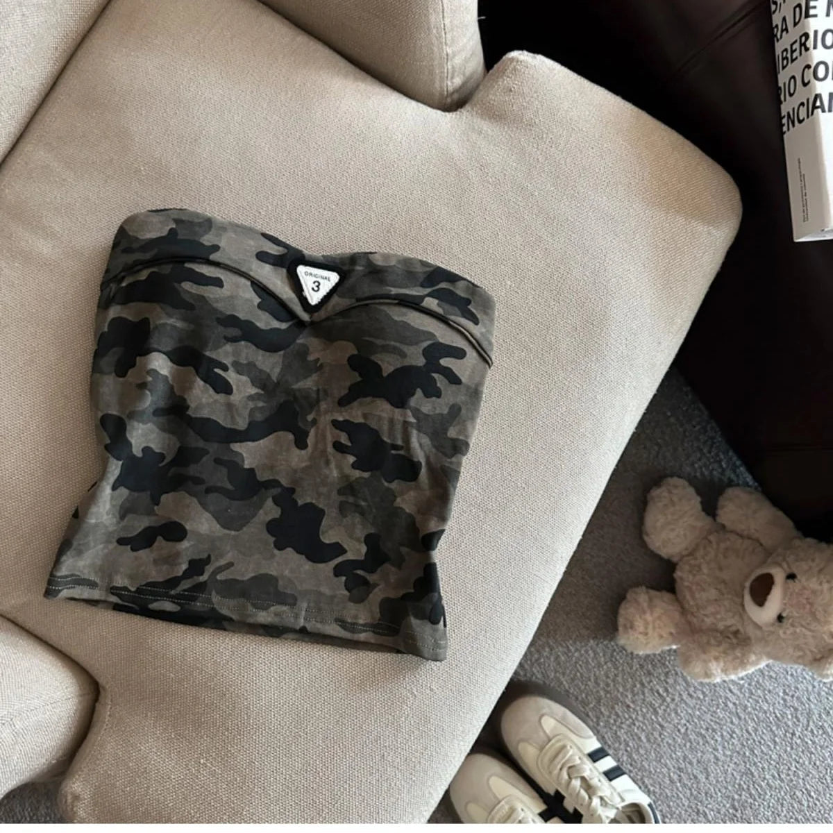 Slimming Vintage Design Tie - Dye New Style Top Hot Girl Slim - fit Niche Leopard Print Vest Top for Women - Zeprah