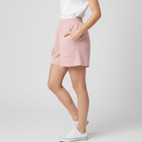 Soft Cotton Blend Casual Bottoms – Women’s High - Waisted Knit Lounge Shorts - Zeprah