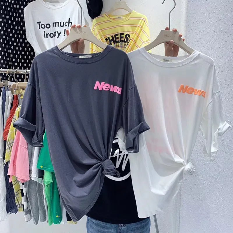 Soft Tops for Women Lightweight Crop Top Printed Short - sleeved T-shirt - Zeprah