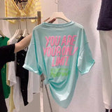 Soft Tops for Women Lightweight Crop Top Printed Short - sleeved T-shirt - Zeprah